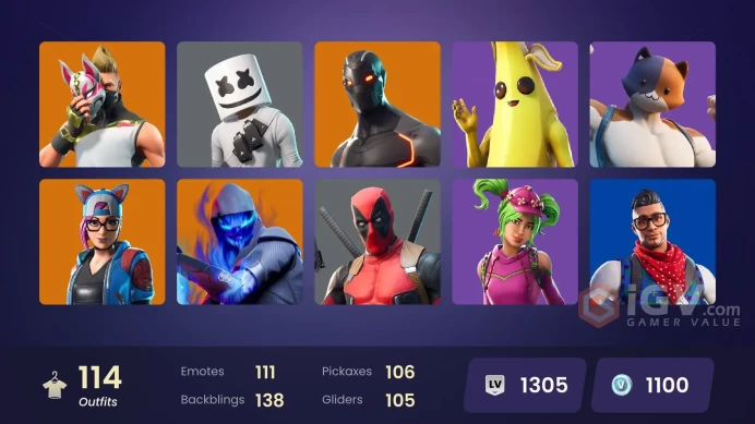 [PC/PSN/XBO] 114 skins | OG STW | Rogue Agent | Prodigy | Cloud Striker | Trilogy | Merry Mint Axe | Ragnarok | The Ice King | A.I.M. | 1100 VB