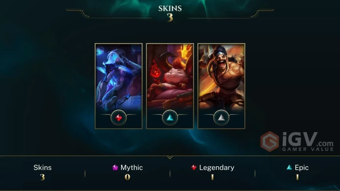 North America HANDLVL'D IRON 4 ( 3 WINS, 33 LOSSES ) + 28000 RP's + BE:8K + 36 CHAMPS + FULL ACCESS + Instant Delivery + A043