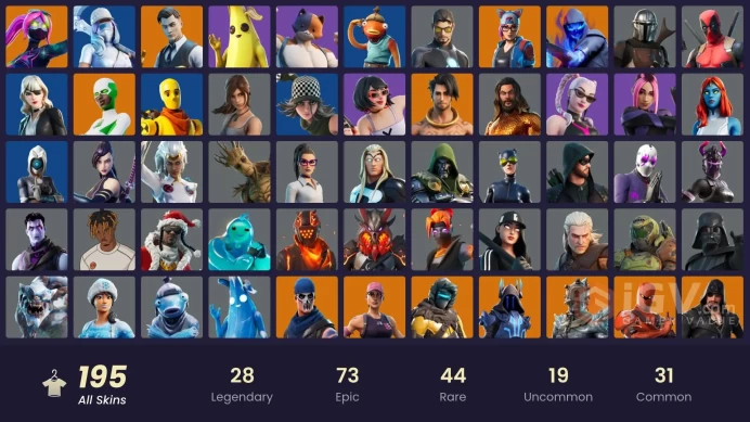 [PC/PSN/XBOX/Nintendo] 195 Skins FA | OG STW | Reaper | Xander | Darth Vader | Galaxia | Deadpool | Gear Specialist Maya | Midas 