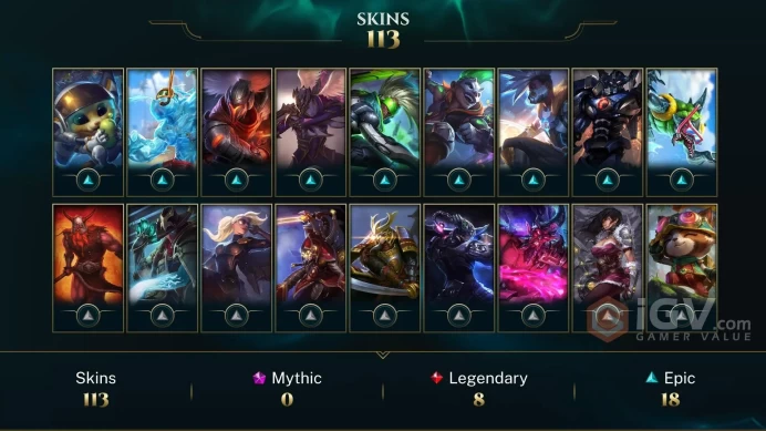 NA League Account: + 110 Skins | Full Access | Instant Delivery!