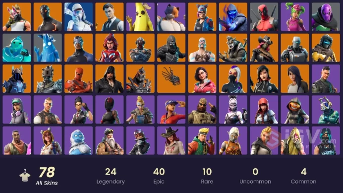 [PC] 78 skins | Blue Team Leader | Gold Midas | Cloud Striker | Sorana | Rox | Ragnarok | The Prisoner | Gear Specialist Maya | The Ice King 