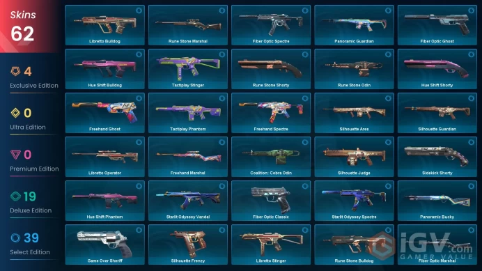 EU ╳︎ 62 SKINS ╳︎ 4 KNIFE ╳︎ RDVR PHANTOM ╳︎ VANDAL ╳︎ SANDSWEPT DAGGER ╳︎ GUARDRAIL HAMMER ╳︎ TRANSITION KNIFE ╳︎ SANDSWEPT SHERIFF