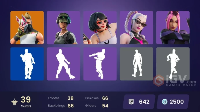[Code 9919] [PC] 39 skins | Trailblazer | Drift | Malik | Calamity | Snap | Wolverine Zero | Polar Peely | Isaac Clarke | Tour-Ready Sabrina Car