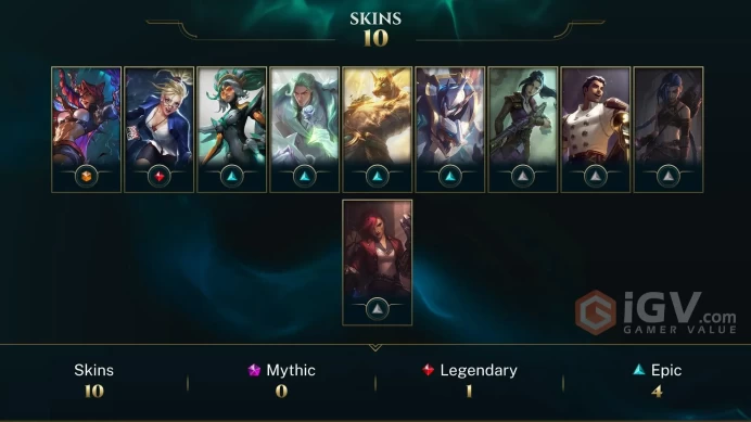 [EUW] - Unranked / 10 Skins / Changeable Mail | Instant Delivery | Lifetime Warranty | 100% Handmade & Secure | 24/7 Support