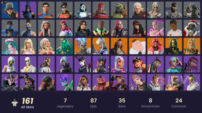 [PC/PSN/XBOX/Nintendo] 161 skins FA | Mizuki Kado | Thorne | Valeria | Renzo the Destroyer | Rosy | Rift Goddess | Ariana Peter | Griffin |
