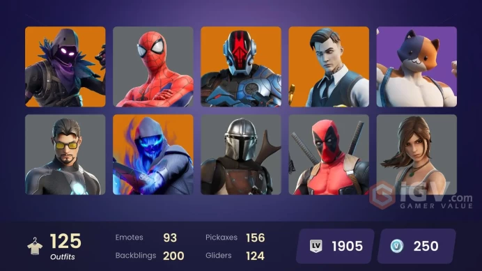 [Code 9923] [PC] 125 skins | Gold Brutus | Gold Midas | Fixer | Cloud Striker | Lina Scorch | Vivi Chroma | Trilogy | Sultura | Point Patroller 