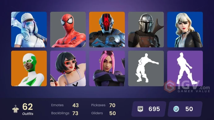 (PC PSN XBOX ) 62 skins | LEVIATHAN AXE / Ronin | The Foundation | Predator | Backlash | Snap | Menace | Nezumi | Dark Red Knight | Dark Jonesy 