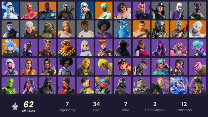 (PC PSN XBOX ) 62 skins | LEVIATHAN AXE / Ronin | The Foundation | Predator | Backlash | Snap | Menace | Nezumi | Dark Red Knight | Dark Jonesy 