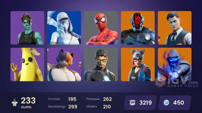 (PC PSN XBOX) 233 skins | Gold Brutus | Gold Midas | Cloud Striker | Vivi Chroma | Subzero Cryptic | Lina Scorch | Sultura | Fixer | Trilogy | P