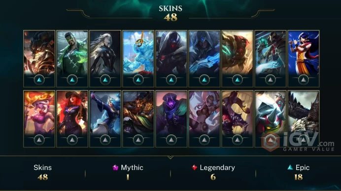 | LAN | 47 SKINS | SILVER 1 | 80 CHAMPIONS | 178 LEVEL | INSTANT DELIVERY | FULL ACCESS | FeC6J |