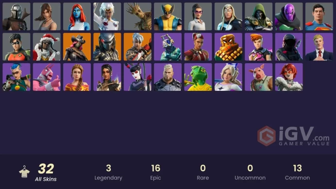 14244[PC/PSN/XBOX]Calamity|Predator|Ronin|Mandalorian|Thor|Mystique|Jennifer Walters|Storm|Groot|Prowler|Doctor Doom|Wolverine