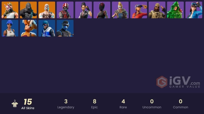 | PC | 15 SKINS | Enforcer | Ragnarok | Drift | Lt. Evergreen | Redline | Sledgehammer | Sun Strider | Huntress | Rook | 250 VBUCKS | FcXwj |