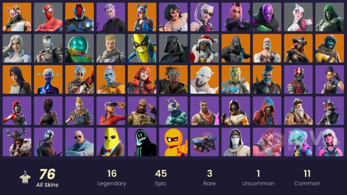 | PC/PSN | 76 SKINS | Ragnarok | Drift | Gear Specialist Maya | Malik | Omegarok | The Origin | Spectra Knight | Snap | 200 VBUCKS | Ff4UX |