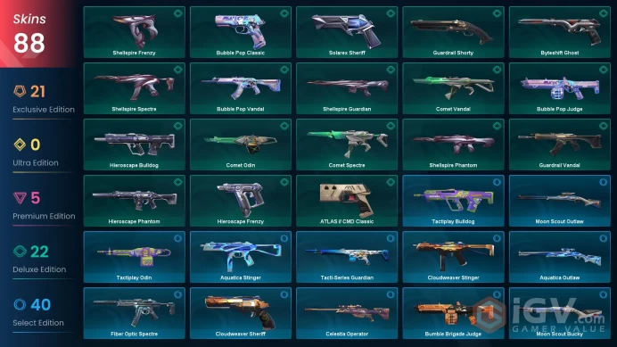 EU/TUR 59140 VP Spent VCT 2025 Karambit Champions 2024 Phantom Overdrive Vandal Prelude to Chaos Vandal Valiant Hero Vandal Spectrum Phantom Bla