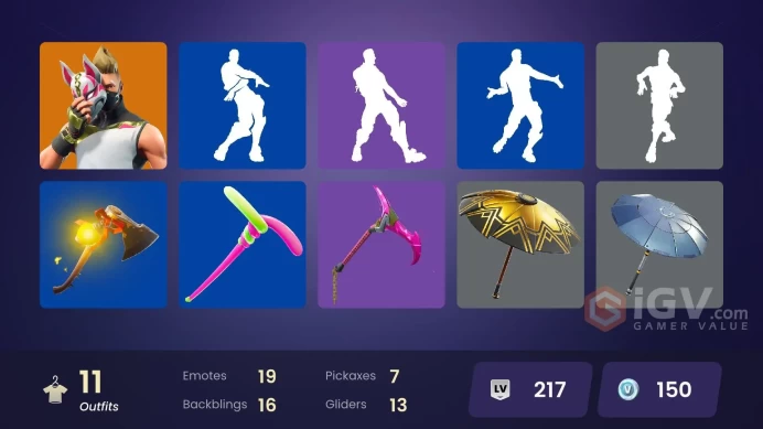 [PC] 11 skins | Rogue Agent | Drift | Calamity | Sledgehammer | Huntress | DJ Yonder