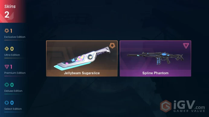 EU | 2 skins | Spline Phantom | Jellybeam Sugarslice | Q9863