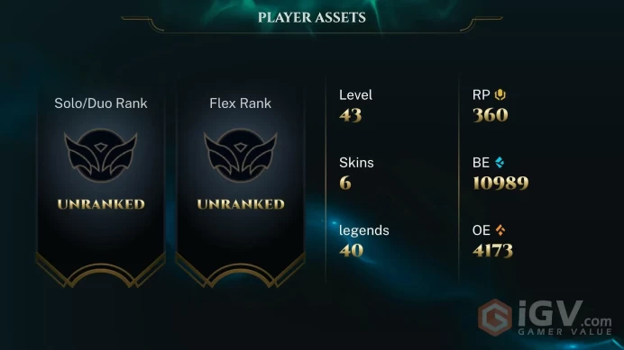 [Code 9927] Level 43 + 3 Skins / EUW / Very Cheap