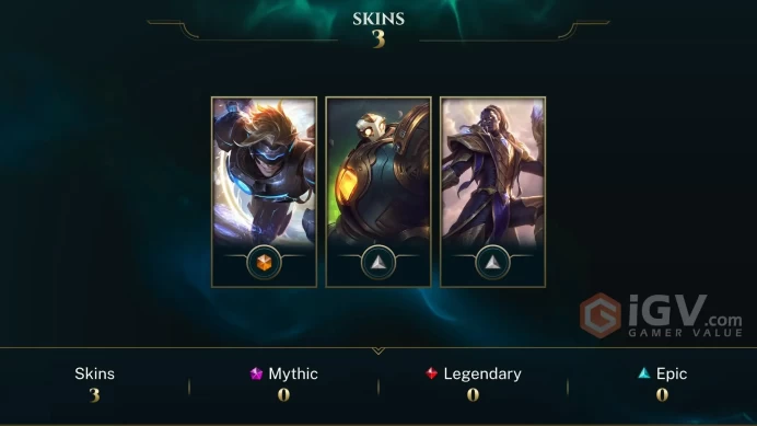 [Code 9940] Level 34 + 4 Skins / LAN  / Very Cheap