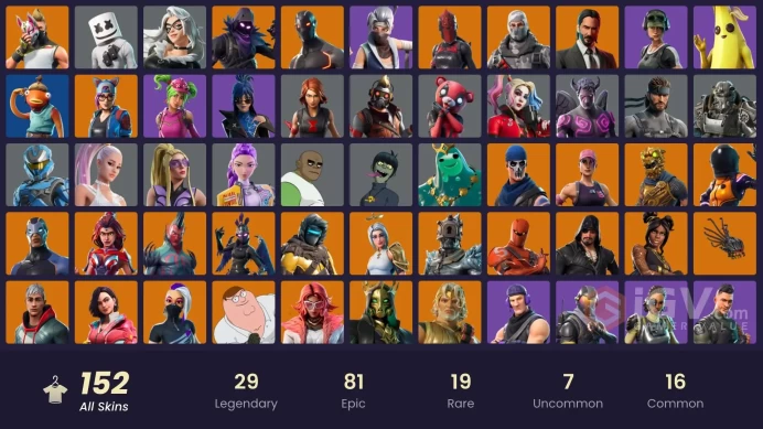 [PC] 152 skins | OG STW | IKONIK | Blue Team Leader | End Zone | Lina Scorch | Carbon Commando | Havoc | Rogue Agent | Sub Commander | Trailblaz