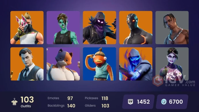 PC/PSN/Xbox/Nintendo 103 skins | OG STW | Travis Scott | Astro Jack | Rogue Agent | Calamity | Drift | Raven | Midas | Wukong | Omega | Carbide 