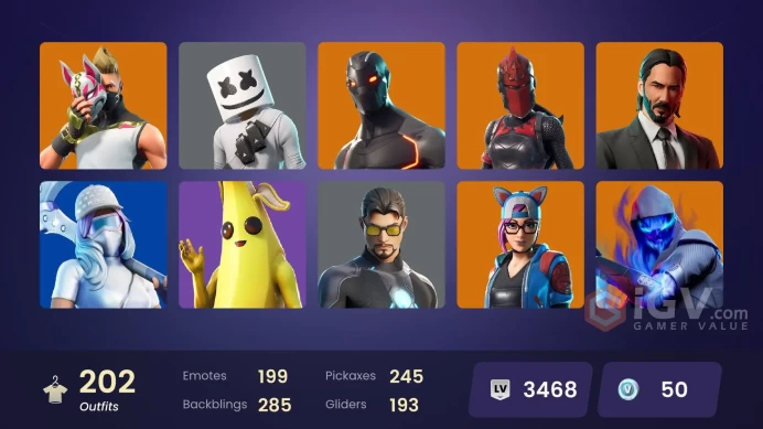 [PC] 202 skins | OG STW | Blitz | Hybrid | Predator | The Prisoner | Enforcer | Red Knight | Spire Assassin | Kado Thorne 