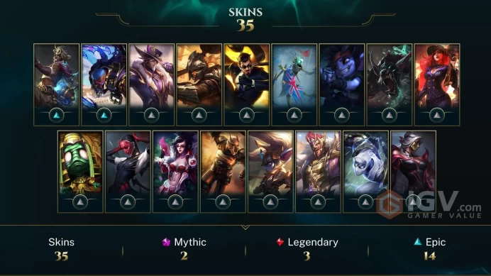 EUW - BRONZE 4 %0WR - FLEX SILVER 2 - 79 Champ - 43 Good Skins(1 Ultimate, 3 Mythic) - 12.6K BE - HONOR 5 - HANDMADE - 76 LVL - FULL ACCES-CHEAP