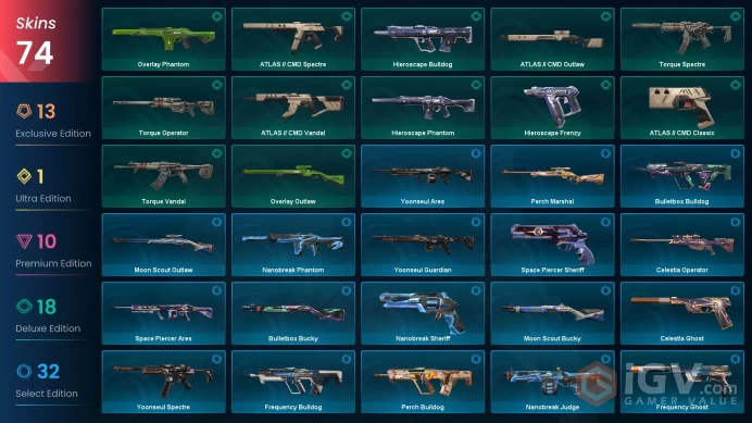 NA/USA 52025 VP Spent Champions 2025 Bundle Champions 2025 Vandal Singularity Sheriff Neptune Vandal Forsaken Vandal Prime Vandal Valiant Hero V