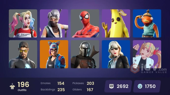 [PC/PSN/XBOX/NIN] 196 skins | Polo Prodigy | Leviathan axe | Redcap | Xander |Tart Tycoon | Hybrid | Championship Aura  | Rainbow Racer