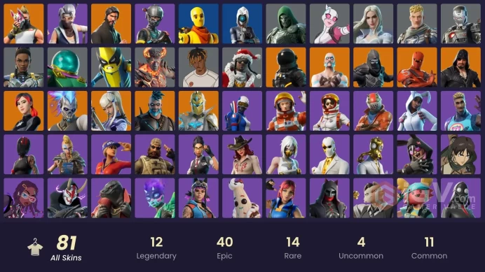 [PC] 81 skins | The Reaper | Elite Agent | Spectra Knight | Renzo the Destroyer | Drift | Dark Voyager | Ragnarok