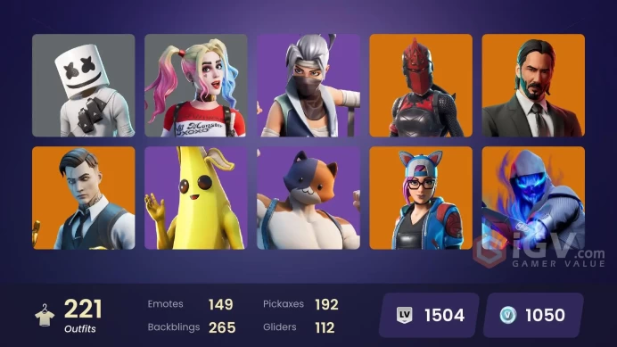 [PC/XBOX] 222 skins | Rogue Agent | STAGE 5 | Stage 4 - NO PONYTAIL | Immortal Form | GOLD | Y370