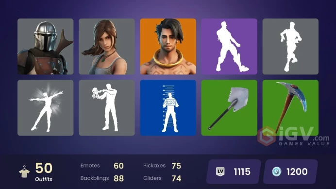 | PC/PSN/XBOX | 50 SKINS | Renzo the Destroyer | Predator | Raz | Spire Assassin | Mandalorian | Menace | The Imagined | 1200 VBUCKS | FfsRf |