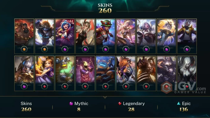 EUW 244 Skins 172 Champs | PROJECT: Pyke | Fae Dragon Ashe | Mecha Kingdoms Garen | Battle Academia Garen | Knockout Lee Sin | LOL0054
