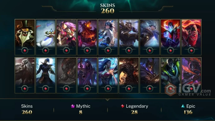 EUW 244 Skins 172 Champs | PROJECT: Pyke | Fae Dragon Ashe | Mecha Kingdoms Garen | Battle Academia Garen | Knockout Lee Sin | LOL0054