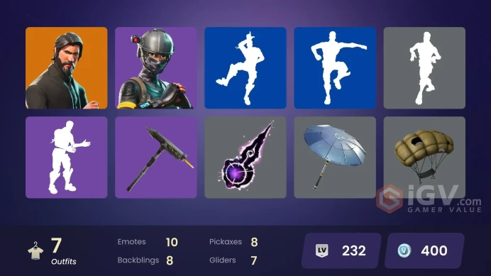 [PC/PSN/XBOX] 7 skins | The Reaper | Elite Agent | Take The L | Rogue Agent | Rust Bucket | Dark Voyager | Moonwalker | Mission Specialist 