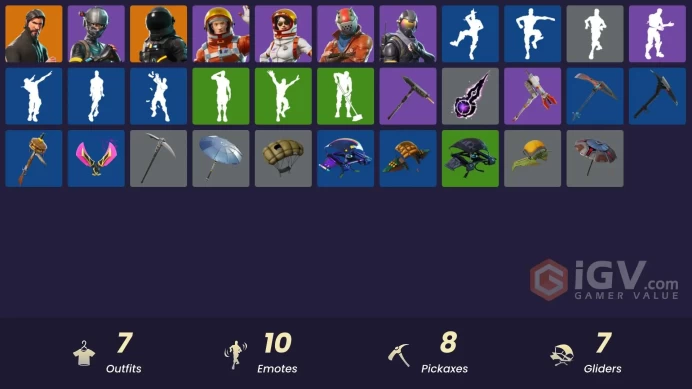 [PC/PSN/XBOX] 7 skins | The Reaper | Elite Agent | Take The L | Rogue Agent | Rust Bucket | Dark Voyager | Moonwalker | Mission Specialist 