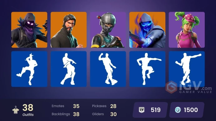 [PC/PSN/XBOX] 38 skins | OG STW | The Reaper | Elite Agent | Blue Team Leader | Take The L | Rogue Agent | Point Patroller  | Dark Voyager