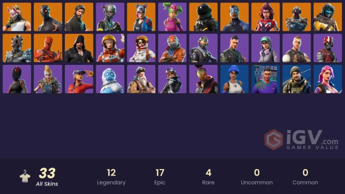 [PC/PSN/XBOX] 33 skins | The Reaper | Elite Agent | Blue Team Leader | Take The L | Rogue Agent | Omega | Drift | Dark Voyager | Lynx | Carbide