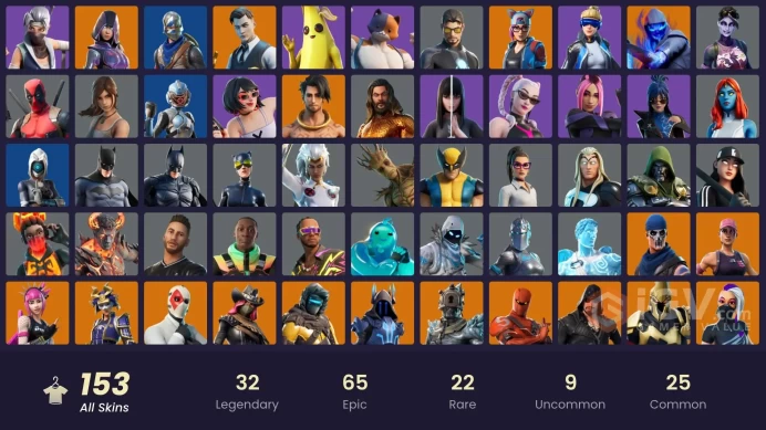 [PC/PSN/XBOX/Nintendo]  153 skins F/A :  Blue Squire | Royale Knight | OG STW | OG Paradigma | Mako | Glow | Neo Versa | Gold Midas | Rogue Agen