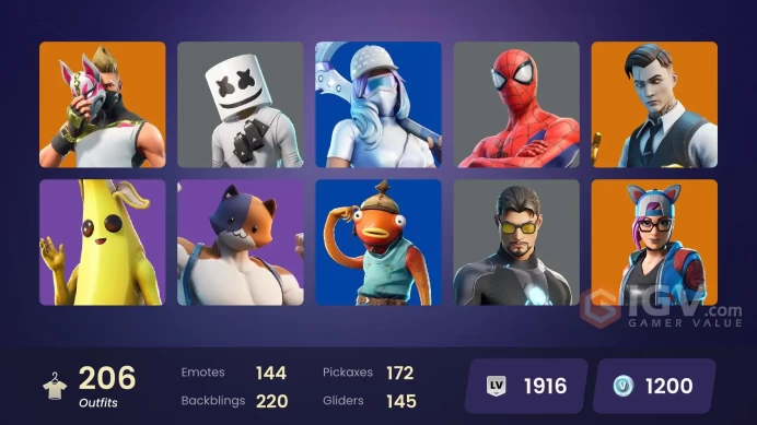 [PC/PSN/XBOX/Nintendo]  206 skins F/A :  Leviathan Axe | OG STW | WORLD CUP | Grind | Major Lazer | Clutch | World Warrior | Omegarok | The Pris