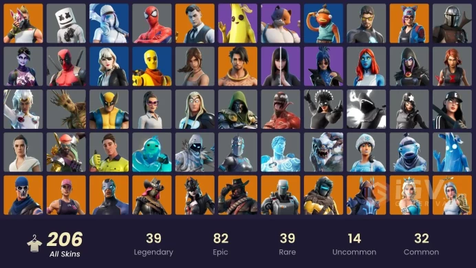 [PC/PSN/XBOX/Nintendo]  206 skins F/A :  Leviathan Axe | OG STW | WORLD CUP | Grind | Major Lazer | Clutch | World Warrior | Omegarok | The Pris