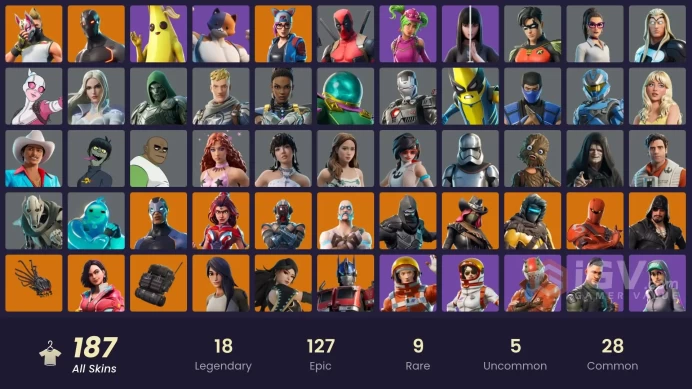 [PC/PSN/XBOX/Nintendo]  183 skins F/A :  Take The L | Carbide | Optimus Prime | Drift | Rox | Gear Specialist Maya | The Visitor | Lynx | Ragnar