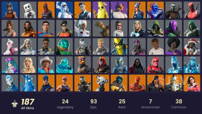 [PC/PSN/XBOX/Nintendo]  187 skins F/A :  Leviathan Axe | OG STW | Renegade Raider | Gold Midas | Hybrid | Predator | P.A.N.D.A Team Leader | Red