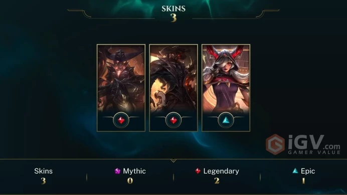 | SG | 3 SKINS | SILVER 3 | 75 CHAMPIONS | 31 LEVEL | INSTANT DELIVERY | FULL ACCESS | FeQn9 |