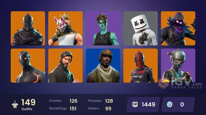 Full Access - [NINTENDO/PC] 147 skins | OG Skull Trooper , Black Knight , Sparkle Specialist , The Reaper , OG STW