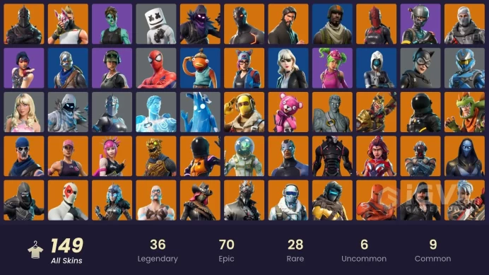 Full Access - [NINTENDO/PC] 147 skins | OG Skull Trooper , Black Knight , Sparkle Specialist , The Reaper , OG STW