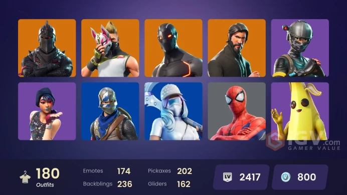 [XBOX/NIN/PC] 179 SKINS | BLACK KNIGHT | SPARKLE SPECIALIST |TAKE THE L | THE REAPER | BLUE SQUIRE | ROYALE KNIGHT | ELITE AGENT | WORLD CUP