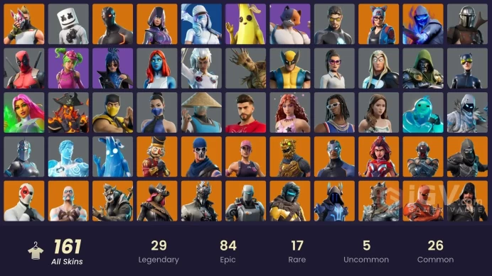 [PC] 147 SKINS | OG STW | IKONIK | GLOW | ROGUE AGENT | FIXER | STAGE 4 | STAGE 8 | STAGE 4 - NO PONYTAIL | STAGE 5 | STAGE 4 | STAGE 5 | STAGE 