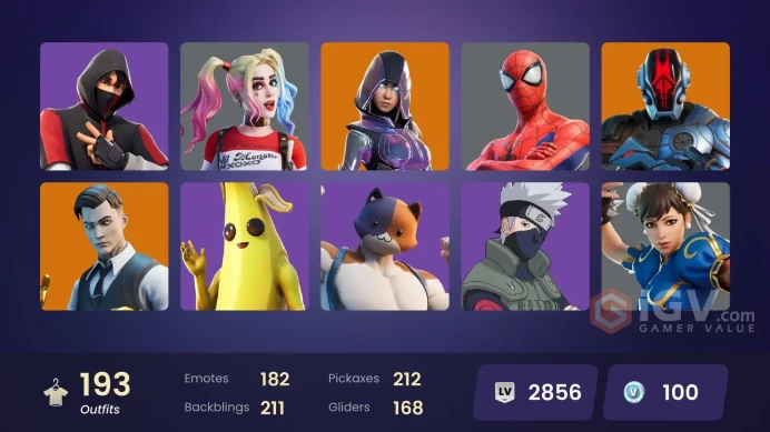 [XBOX/NIN/PC] 193 SKINS | OG STW | IKONIK | GLOW | GOLD MEOWSCLES | GOLD MIDAS | GOLD BRUTUS | FNCS RENEGADE | SULTURA | CARBON COMMANDO 