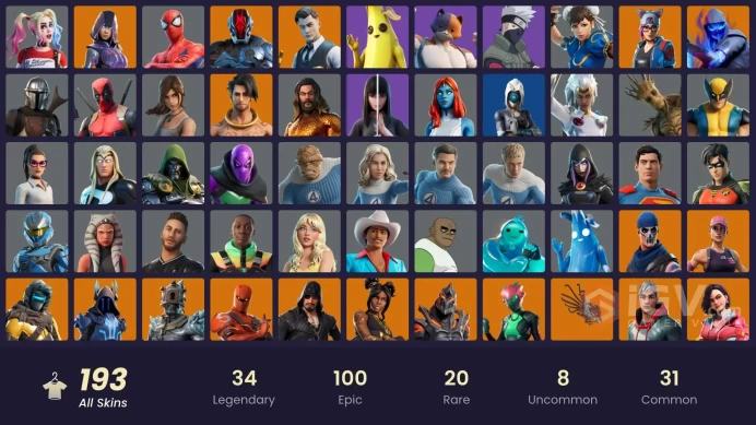 [XBOX/NIN/PC] 193 SKINS | OG STW | IKONIK | GLOW | GOLD MEOWSCLES | GOLD MIDAS | GOLD BRUTUS | FNCS RENEGADE | SULTURA | CARBON COMMANDO 