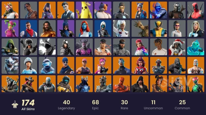 [XBOX/NIN/PC] 174 SKINS | OG STW | IKONIK | GLOW | BLUE TEAM LEADER | TRAVIS SCOTT | GOLD MIDAS | GOLD BRUTUS | SULTURA | CARBON COMMANDO 